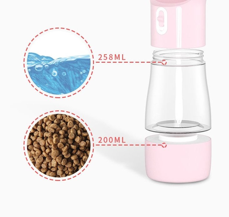 2-in-1 Portable Pet Water & Food Bottle - Image 10