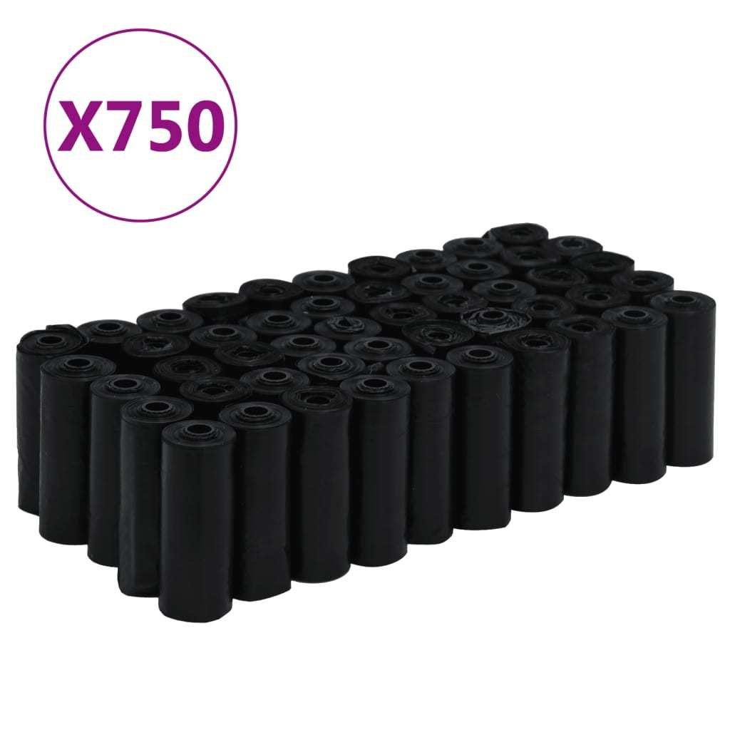 Dog Poop Bags 750 pcs. Black 30x20 cm PE - Image 4