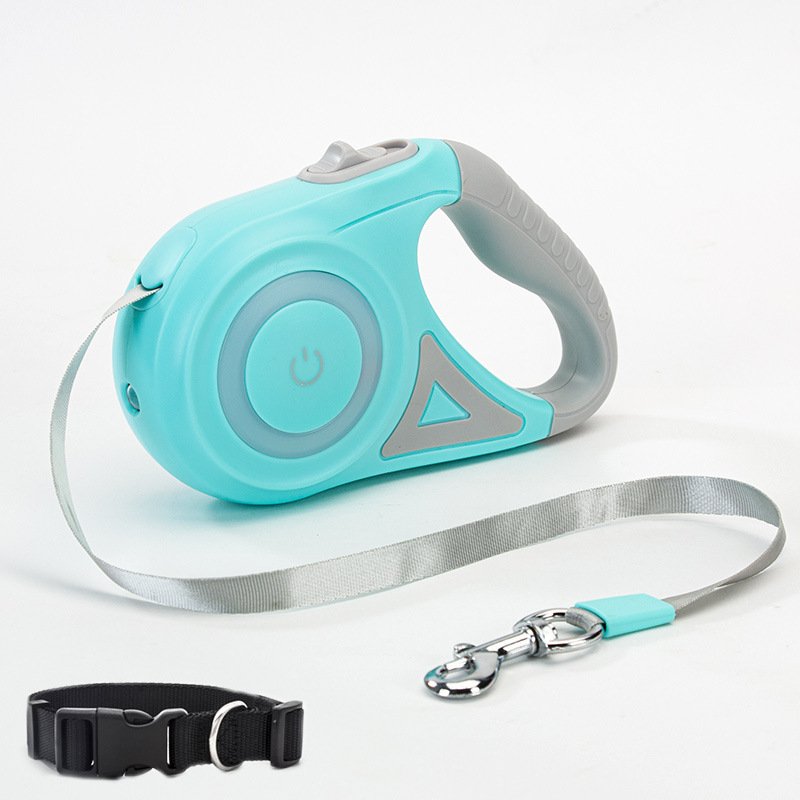 LED Retractable Dog Leash with Built-in Spotlight. for Small to Medium Dogs - Image 7