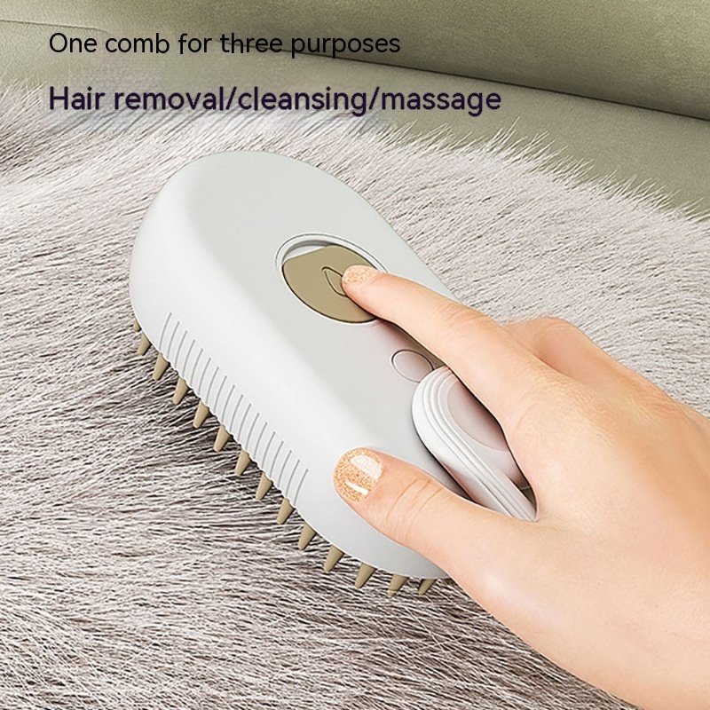 3 In 1 Electric Spray Cat Hair Brushes For Massage Pet Grooming Comb Hair Removal Combs Pet Products - Image 2