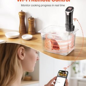 WLAN‑Präzisionsgarer mit LCD‑Touchscreen & 10 Programmen